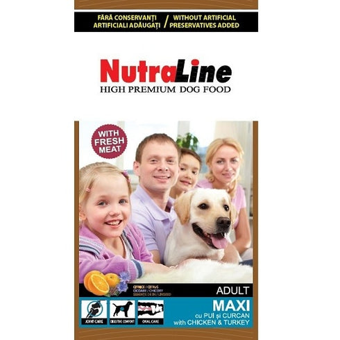 Hrana uscata pentru caini Nutraline Maxi Adult 12.5 kg